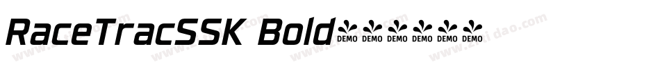 RaceTracSSK Bold字体转换